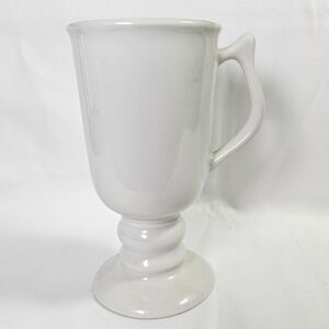 Vintage Hall Pottery Irish Coffee pedestal mug